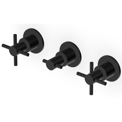 Bateria umywalkowa podtynkowa czarna ZHM695XP81G3 Zucchetti Helm