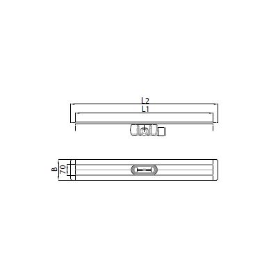 Korpus odpływu liniowego 78.5 cm P90109202 ACO ShowerDrain C