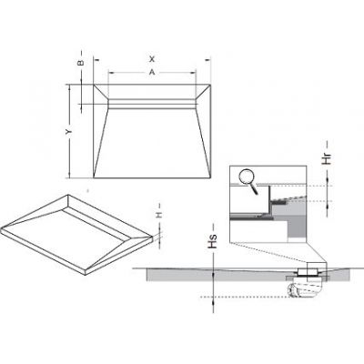 Odpływ prysznicowy 99 cm 5DLA1008A Radaway