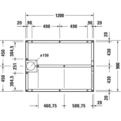 Nogi do brodzika 791106000000000 Duravit Stonetto