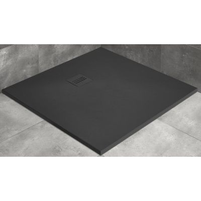 Brodzik kwadratowy 90x90 cm antracyt HKC909064 Radaway Kyntos C