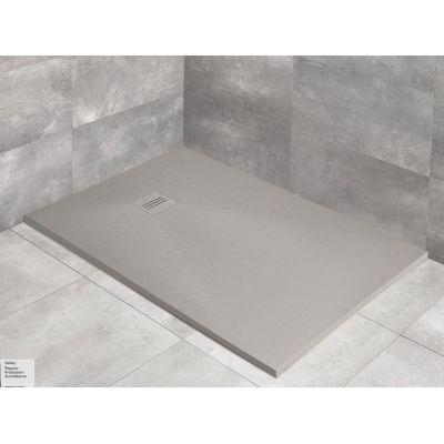Brodzik prostokątny 140x90 cm cement HKF1409074 Radaway Kyntos F