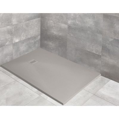 Brodzik prostokątny 90x80 cm cement HKF908074 Radaway Kyntos F