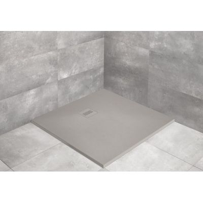 Brodzik kwadratowy 80x80 cm cement HKC808074 Radaway Kyntos C