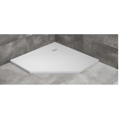 Brodzik pięciokątny 90x90 cm biały HKPT909004 Radaway Kyntos PT