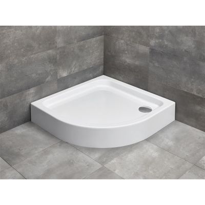 Brodzik półokrągły 90x90 cm biały SBA99172 Radaway Siros A