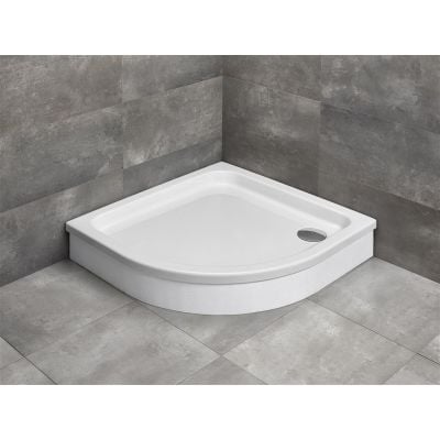 Brodzik półokrągły 90x90 cm biały SBA99171 Radaway Siros A