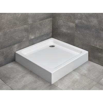 Brodzik kwadratowy 80x80 cm biały SBC88172 Radaway Siros C