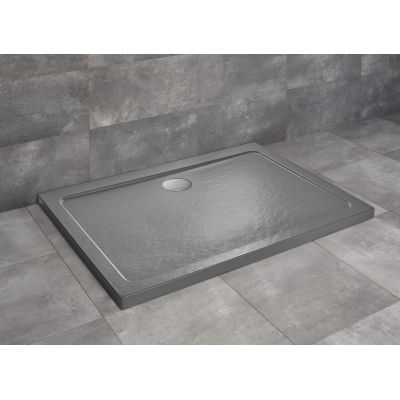 Brodzik prostokątny 100x80 cm antracyt SDRD10800164S Radaway Doros D