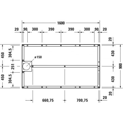 Nogi do brodzika 791112000000000 Duravit Stonetto