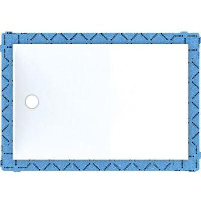 Panel do natrysków bezbrodzikowych 100x80 cm biały 154282111 Geberit Setaplano