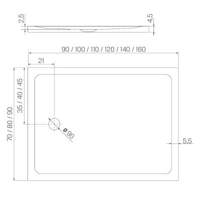 Brodzik B0632 New Trendy Mild