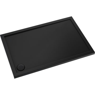 Brodzik prostokątny 120x80 cm czarny 15003300 Oltens Superior