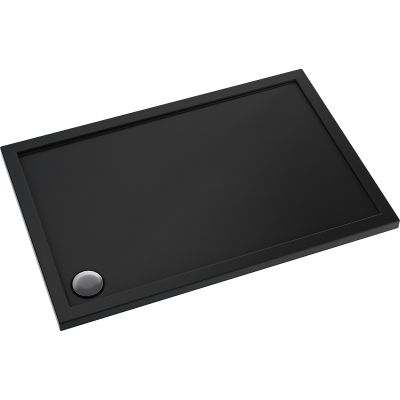Brodzik prostokątny 120x80 cm czarny 15003300 Oltens Superior