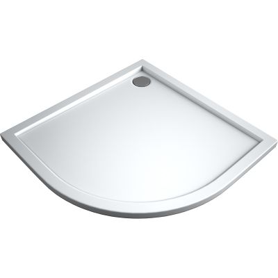 Brodzik półokrągły 80x80 cm biały 16001000 Oltens Superior