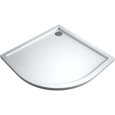 Brodzik półokrągły 90x90 cm biały 16002000 Oltens Superior