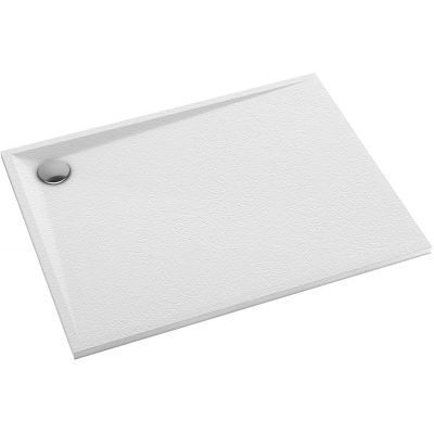 Brodzik prostokątny 100x80 cm biały STONE80100BM Omnires Stone