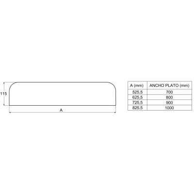 Osłona dekoracyjna A276356100 Roca Aquos