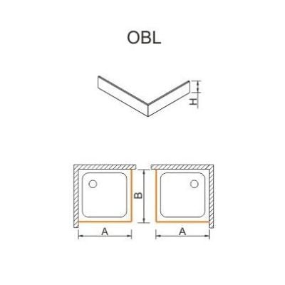 Obudowa do brodzika 625400104001000 Sanplast