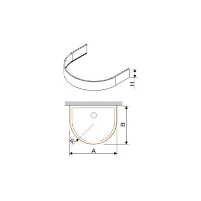 Obudowa do brodzika 625400046001000 Sanplast
