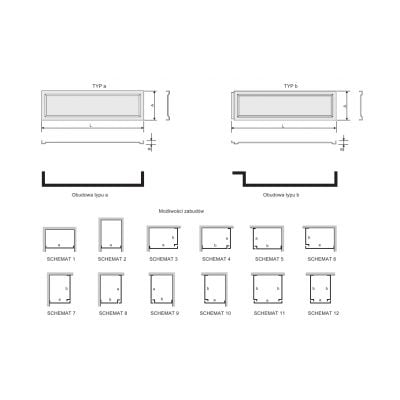 Obudowa do brodzika 625010032001000 Sanplast Classic
