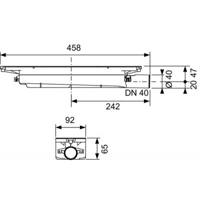 Syfon 673001 Tece Drainprofile