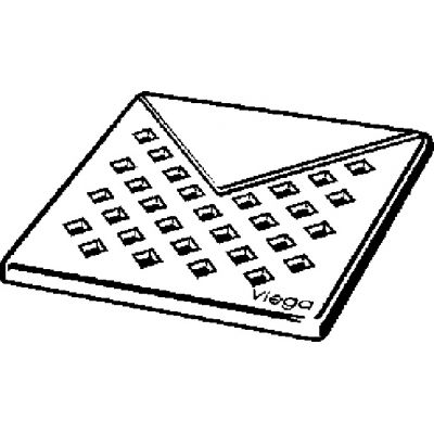 Kratka odpływowa 10 cm stal 492281 Viega Visign