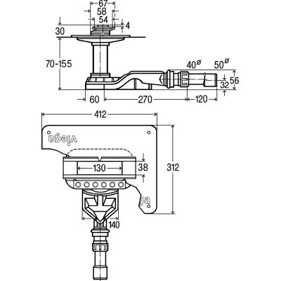 Korpus odpływu liniowego cm 794415 Viega Advantix