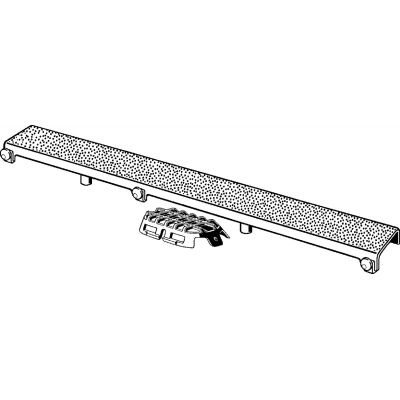 Ruszt odpływu liniowego 100 cm stal 737436 Viega Advantix