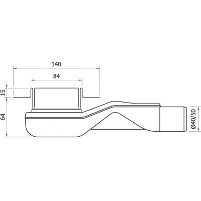 Odpływ prysznicowy 100 cm 100196801100 Wiper New Premium