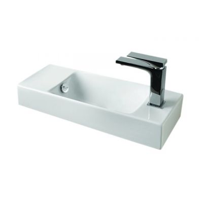 Umywalka 54x20 cm prostokątna ścienna biała LML0020100 Art Ceram Brick