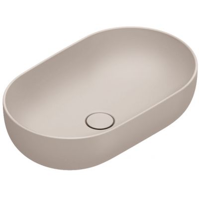 Umywalka 60x37 cm owalna nablatowa brąz/beż 0522610031 Catalano Sfera