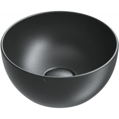Umywalka 32x32 cm okrągła nablatowa czarna 0523320022 Catalano Sfera