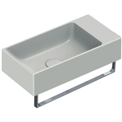 Umywalka 50x25 cm prostokątna ścienna szary/kamień 0220520023 Catalano Verso