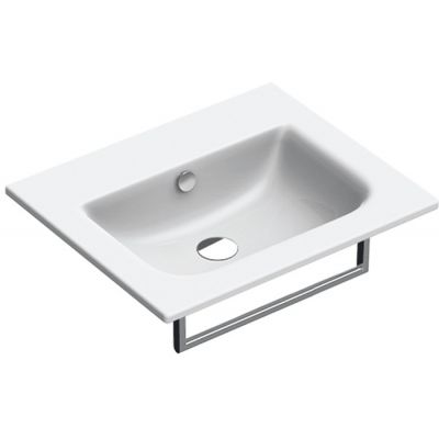 Umywalka 60x50 cm prostokątna ścienna biała 0720610001 Catalano Sfera