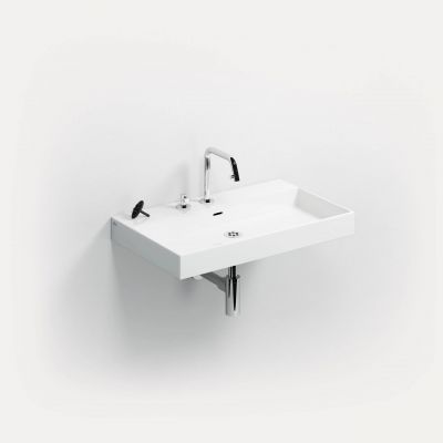 Umywalka 70x42 cm prostokątna ścienna-nablatowa biała CL0201432 Clou New Wash Me