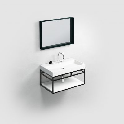 Umywalka 70x42 cm prostokątna ścienna-nablatowa biała CL0201432 Clou New Wash Me