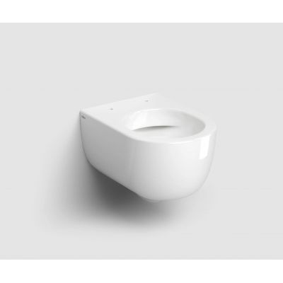 Miska WC z deską wolnoopadającą wisząca bez kołnierza biały połysk CL0401080 Clou Hammock