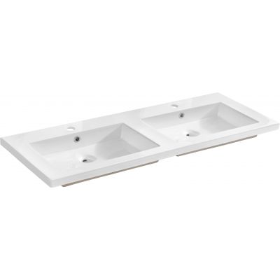 Umywalka 121x46 cm prostokątna meblowa biała UM8070SPIRIT120DDP Comad Spirit