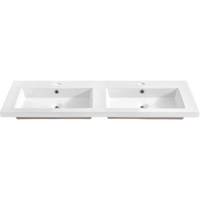 Umywalka 121x46 cm prostokątna meblowa biała UM8070SPIRIT120DDP Comad Spirit