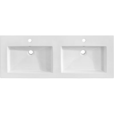 Umywalka 121x46 cm prostokątna meblowa biała UM8070SPIRIT120DDP Comad Spirit