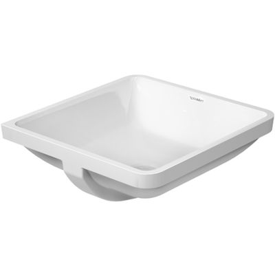 Umywalka 43x43 cm kwadratowa podblatowa biała 0305430000 Duravit Starck 3