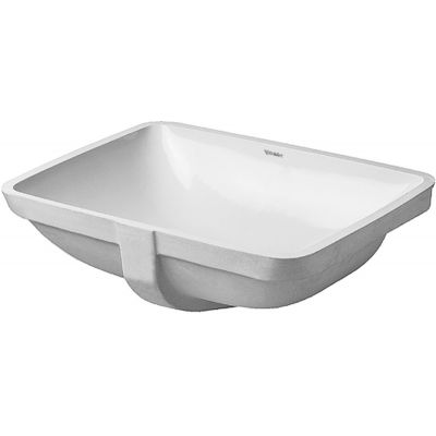 Umywalka 49x36.5 cm prostokątna podblatowa biała 0305490000 Duravit Starck 3