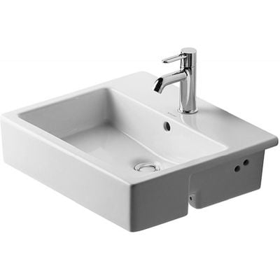 Umywalka 55x47 cm prostokątna biała 0314550000 Duravit Vero
