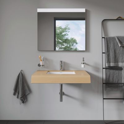 Umywalka 43x31.5 cm prostokątna podblatowa biała 0330430000 Duravit Vero