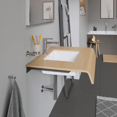 Umywalka 43x31.5 cm prostokątna podblatowa biała 0330430000 Duravit Vero
