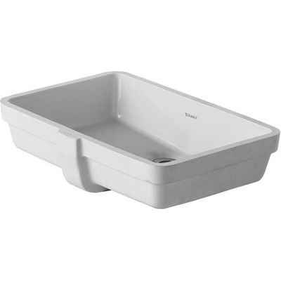 Umywalka 48.5x31.5 cm prostokątna podblatowa biała 03304800001 Duravit Vero