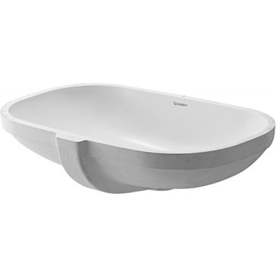 Umywalka 49.5x29 cm prostokątna podblatowa biała 0338490000 Duravit D-Code