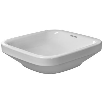 Umywalka 43x43 cm kwadratowa nablatowa biała 0349430000 Duravit DuraStyle