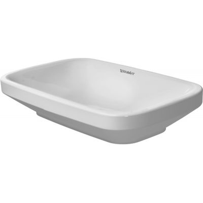 Umywalka 60x38 cm prostokątna nablatowa biała 0349600000 Duravit DuraStyle
